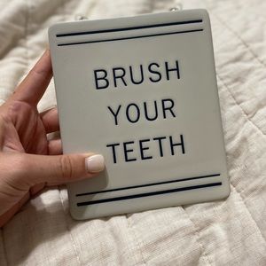 Brush your teeth sign—magnolia from target